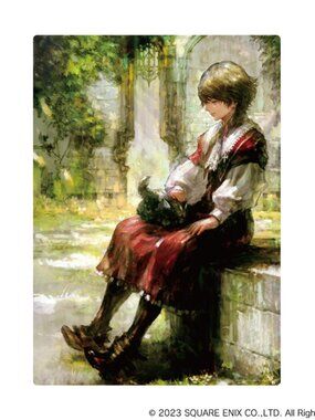 FF 16 Square Enix Commemorative Kuji G Award Art Illustration Clear Mat